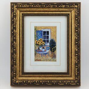 Parfum des fleurs du soleil II by Guy Bégin from the 90's - 2'' X 4''